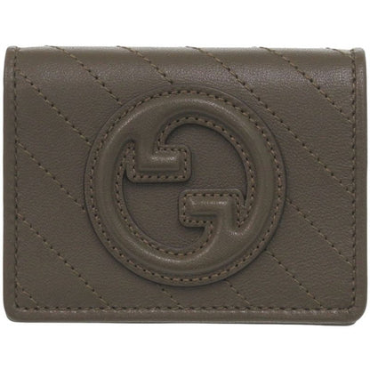 Gucci Blondi Leather Brown Fold Wallet 1388