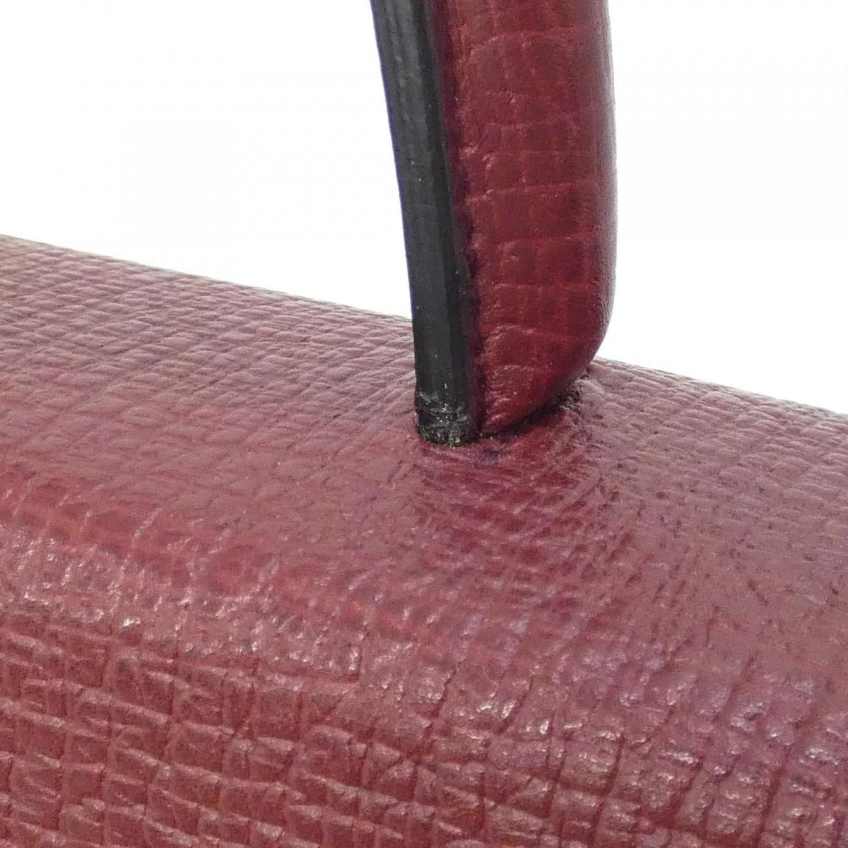Loewe Vintage Bag Leather Silver Bordeaux — view 6