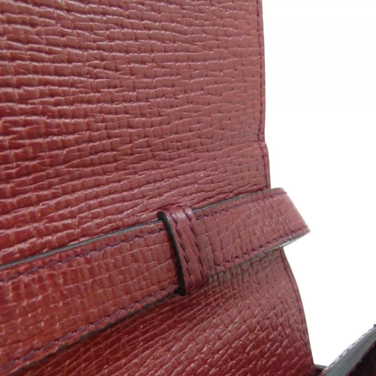 Loewe Vintage Bag Leather Silver Bordeaux — view 10