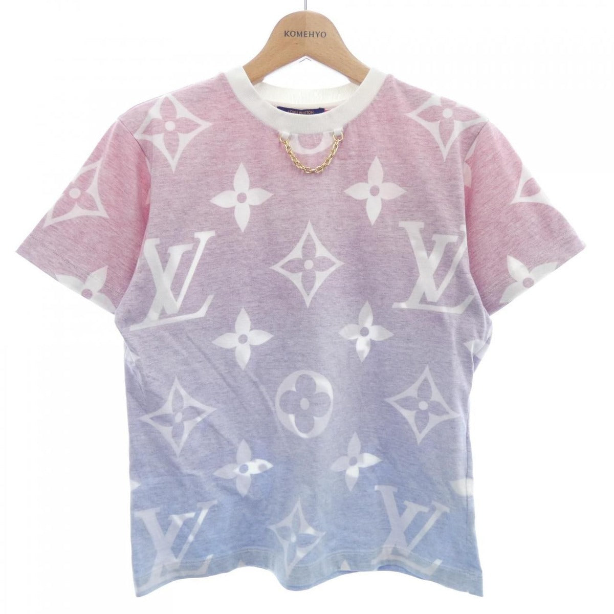 Louis Vuitton Reverse Sunset Monogram T-Shirt Blue Pink Transparency