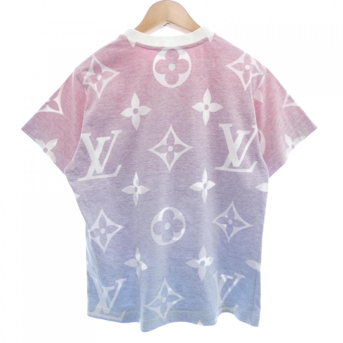 Louis Vuitton Reverse Sunset Monogram T-Shirt Blue Pink Transparency — view 2