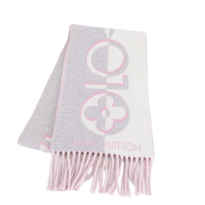 Louis Vuitton Tag Duo Infinity Scarf Cashmere Fringe Shawl