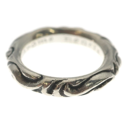 Chrome Hearts Scrl Band Scroll Ring Silver