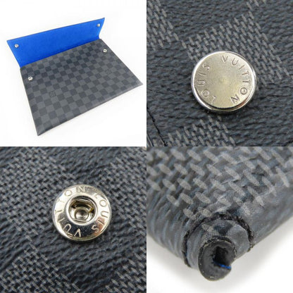 Louis Vuitton Second Bag Alpha Triple Pouch N60255 Damier Graphite Gray Black