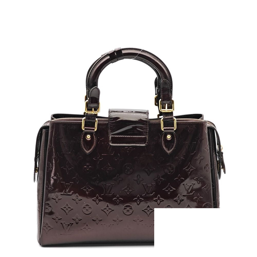 Louis Vuitton Melrose Avenue Monogram Vernis Amarante Handbag — view 3