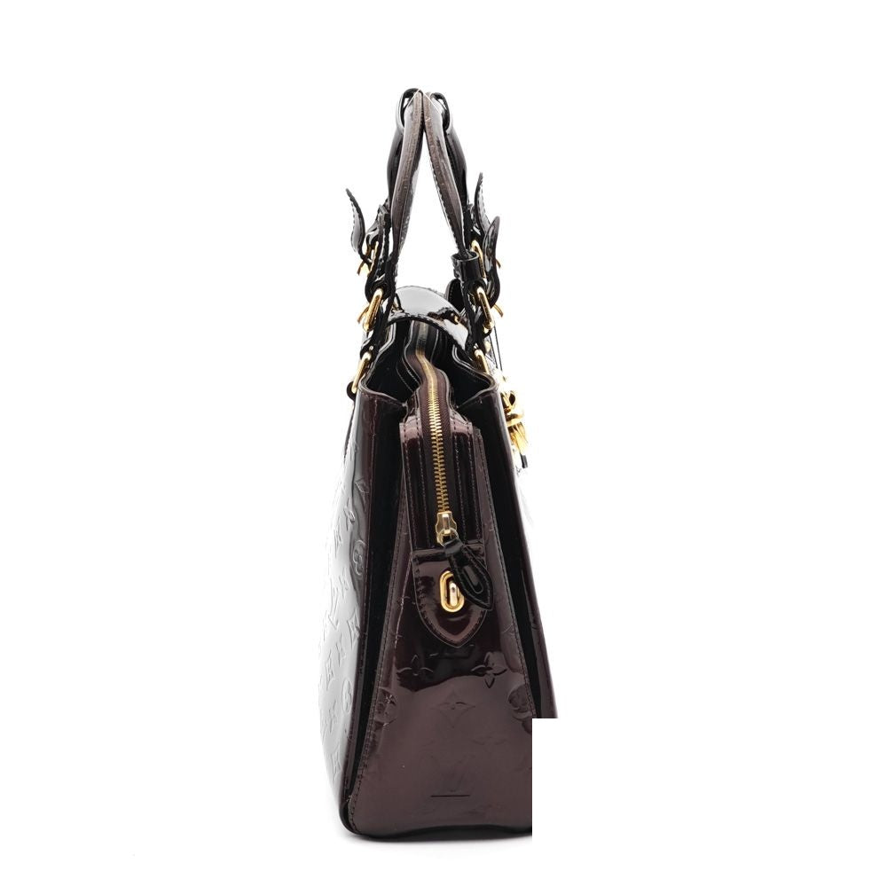 Louis Vuitton Melrose Avenue Monogram Vernis Amarante Handbag — view 5
