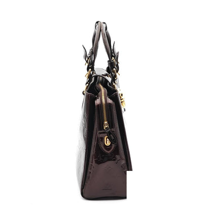 Louis Vuitton Melrose Avenue Monogram Vernis Amarante Handbag — view 5