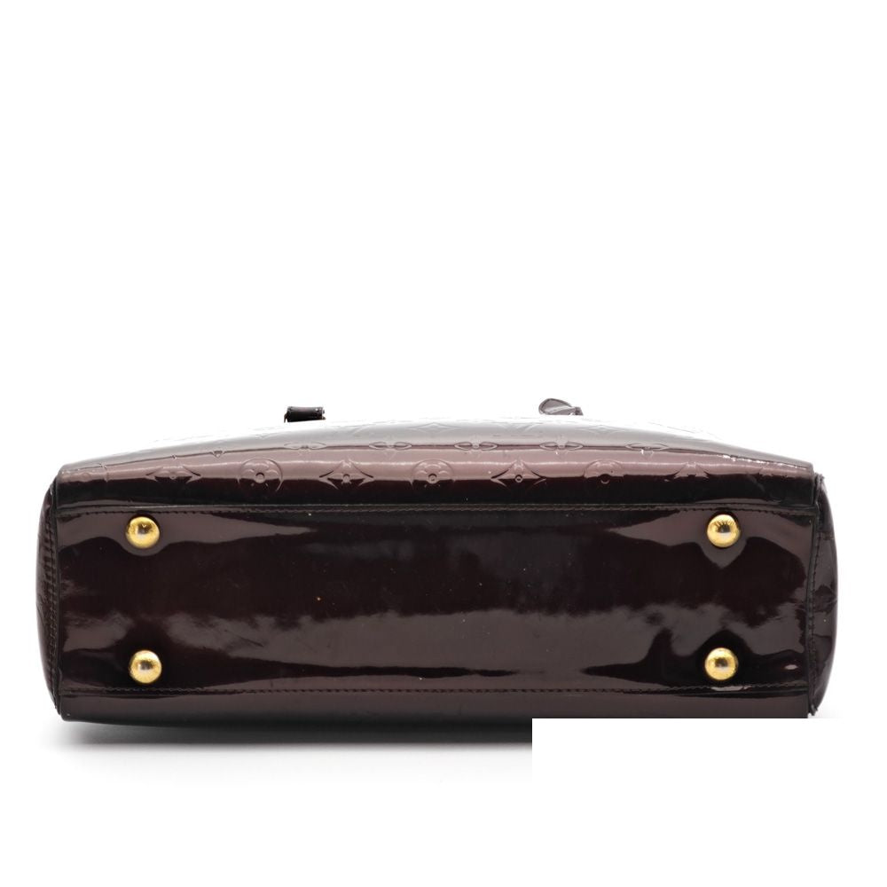Louis Vuitton Melrose Avenue Monogram Vernis Amarante Handbag — view 6
