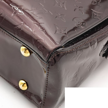 Louis Vuitton Melrose Avenue Monogram Vernis Amarante Handbag — view 8