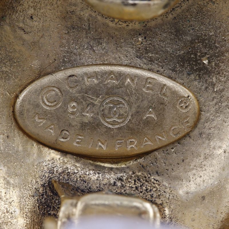 Chanel Coco Mark Vintage Gold Plated 94A Ladies 26.0g Earring