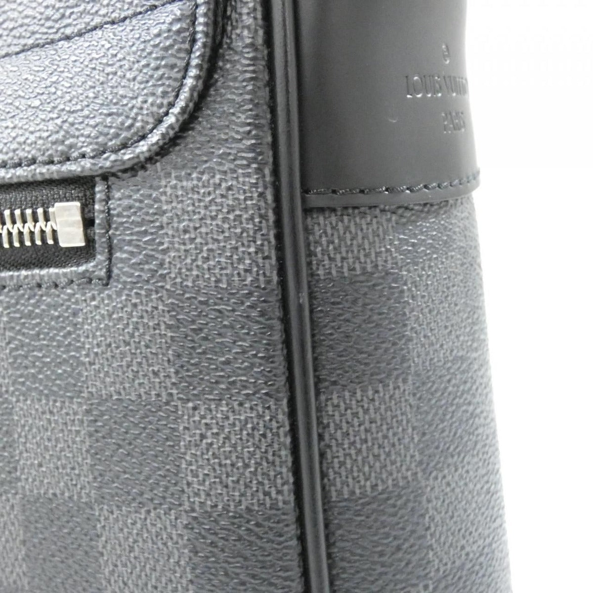 Louis Vuitton Damier Graphite District MM Shoulder Bag — view 5