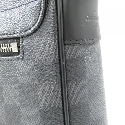 Louis Vuitton Damier Graphite District MM Shoulder Bag — view 5