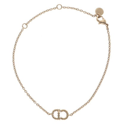 Christian Dior Clair D LUNE CD Rhinestone Embellished Bracelet Women