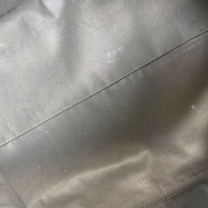 Bottega Veneta Mini Boston Bag Intrecciato Print Khaki — view 10