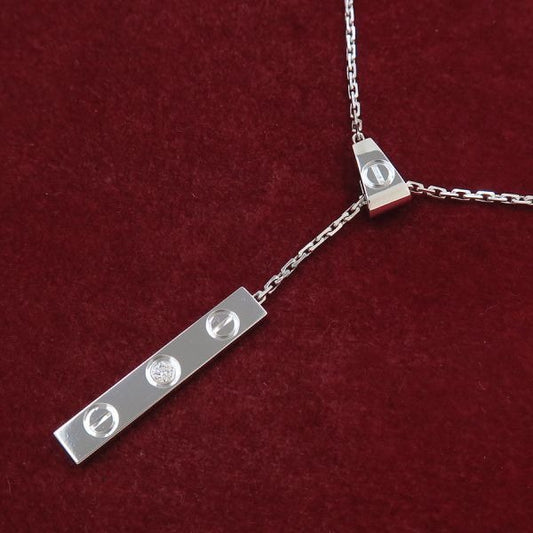 Cartier Love Shape Necklace Diamond