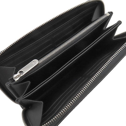 Louis Vuitton Long Wallet Zippy Wallet Monogram Mahina Noir Black Silver