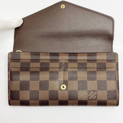 Louis Vuitton Long Wallet Damier Portefeuille Sarah