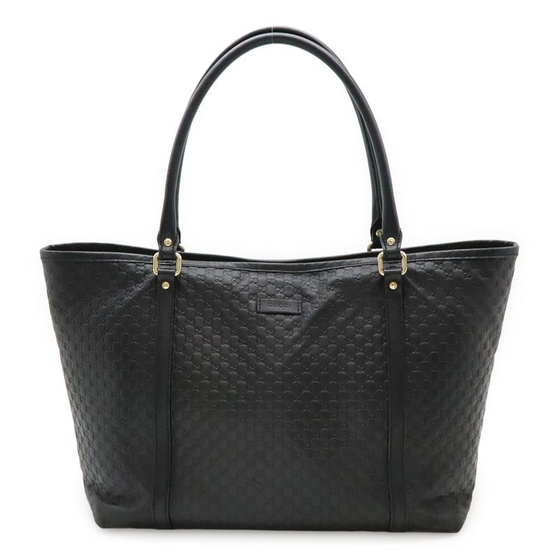 Gucci Micro Guccissima Tote Bag Leather Black Outlet