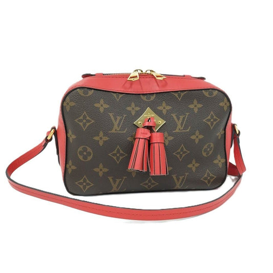Louis Vuitton Saintonge 2-Way Shoulder Bag Monogram Coquelicot