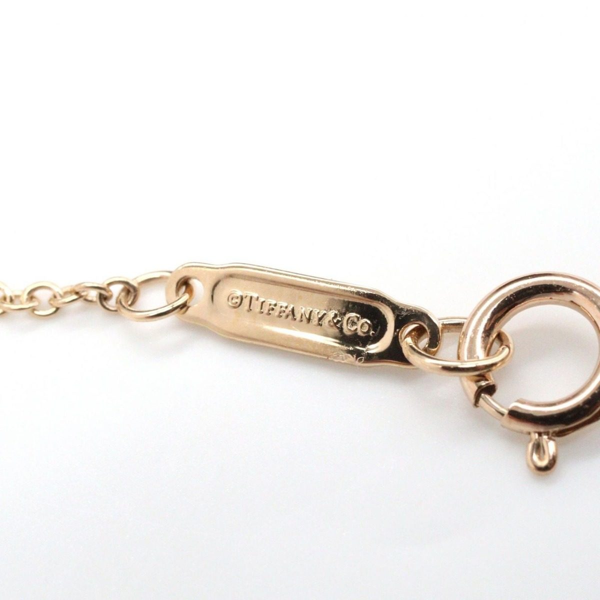 Tiffany & Co Necklace T Smile Small Diamond 40.5 cm 18k Pink Gold — view 3