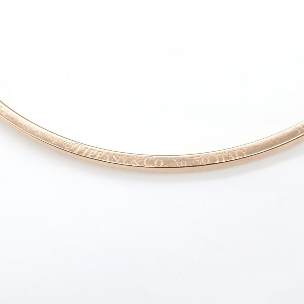 Tiffany & Co Necklace T Smile Small Diamond 40.5 cm 18k Pink Gold — view 5