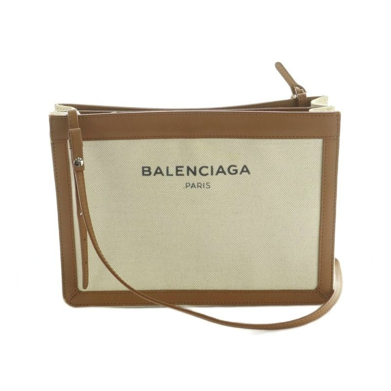 Balenciaga Pochette Shoulder Bag Beige Ivory OH