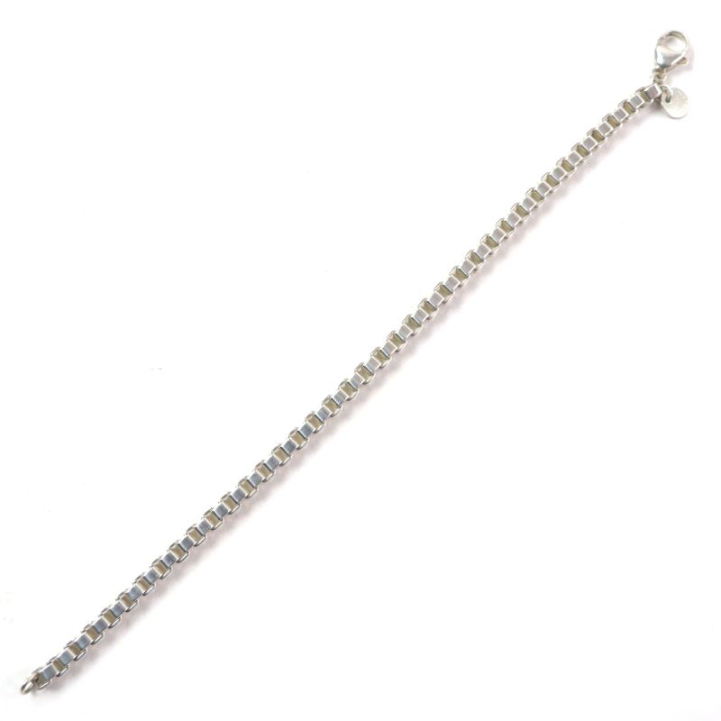  Tiffany & Co Venetian Chain Bracelet 925 Silver Weight 15.6g Men's Women's