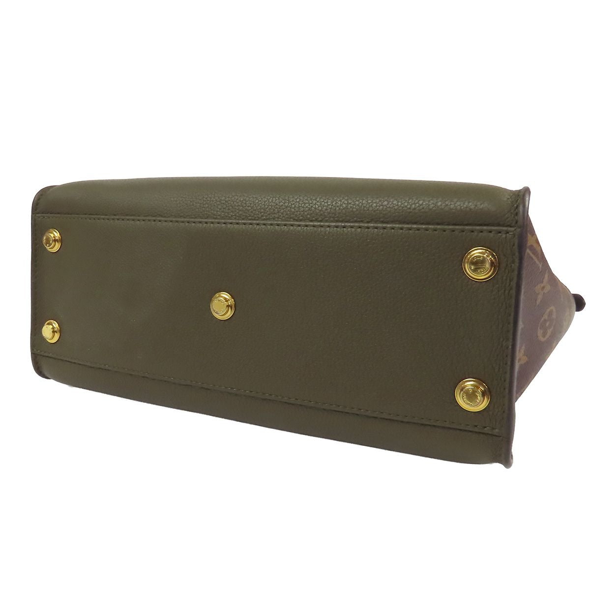 Louis Vuitton on My Side MM Laurier Brown Calfskin Monogram Canvas 2-Way — view 3