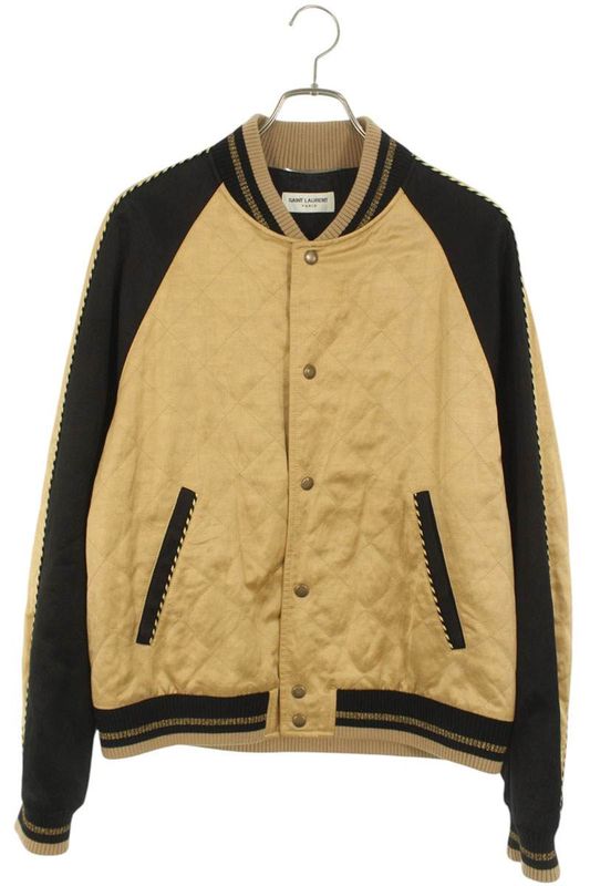 Saint Laurent Paris 643883 Y1c31 Teddy Quilted Blouson Men's 50