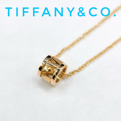 Tiffany & Co. Atlas Open Mini Pink Gold Necklace