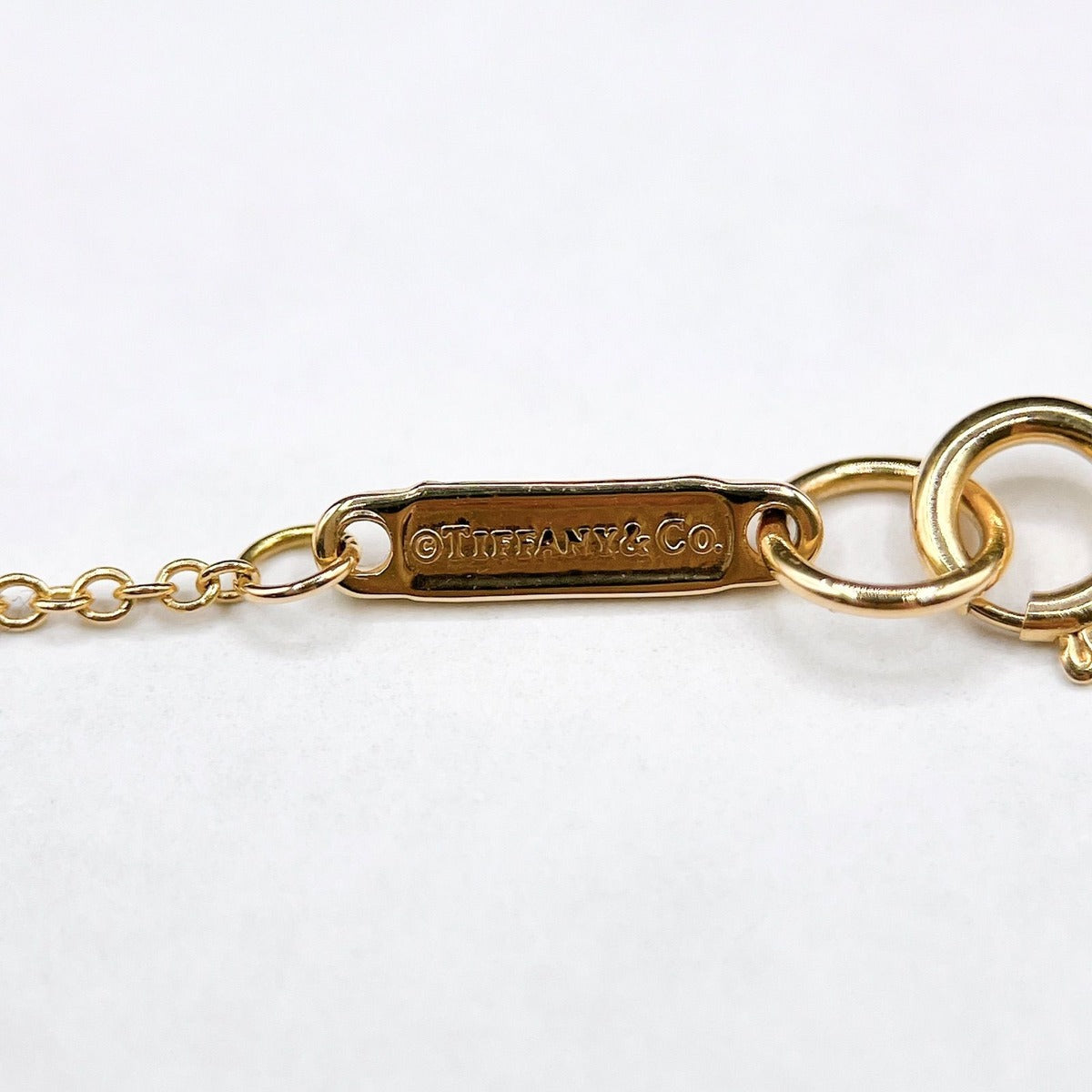 Tiffany & Co. Atlas Open Mini Pink Gold Necklace — view 3