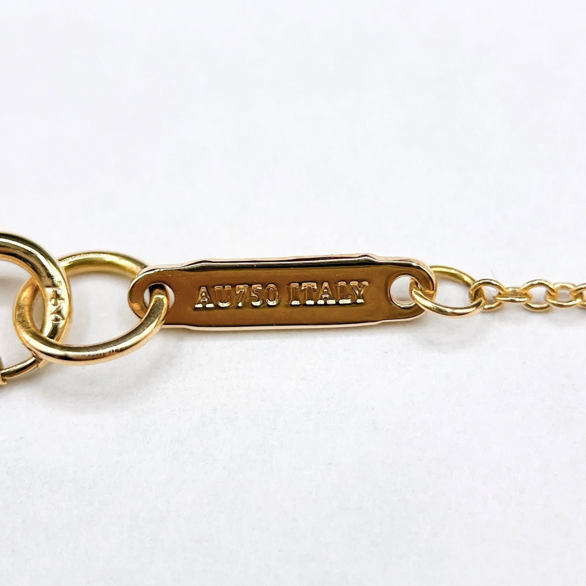 Tiffany & Co. Atlas Open Mini Pink Gold Necklace — view 4