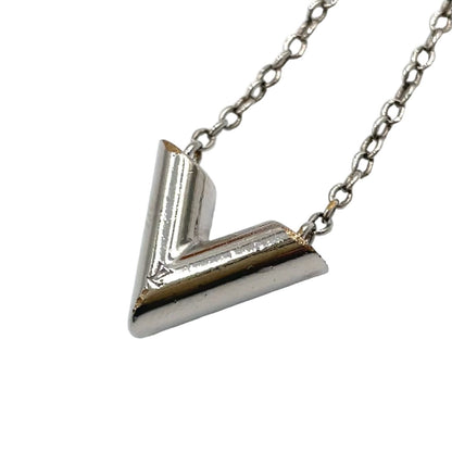 Louis Vuitton Essential Metal Silver Necklace