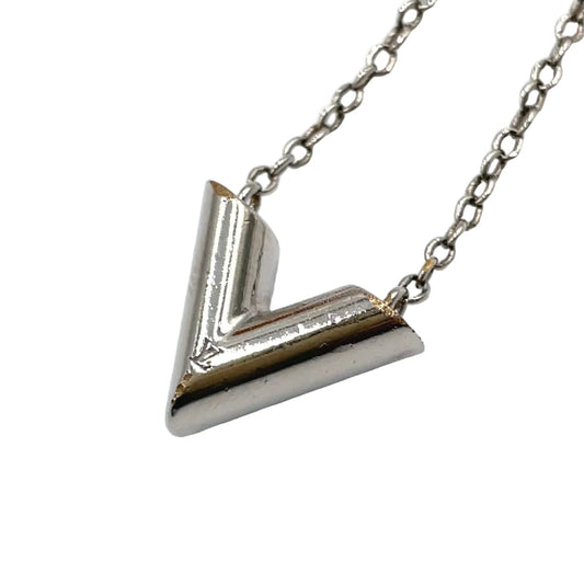 Louis Vuitton Essential Metal Silver Necklace