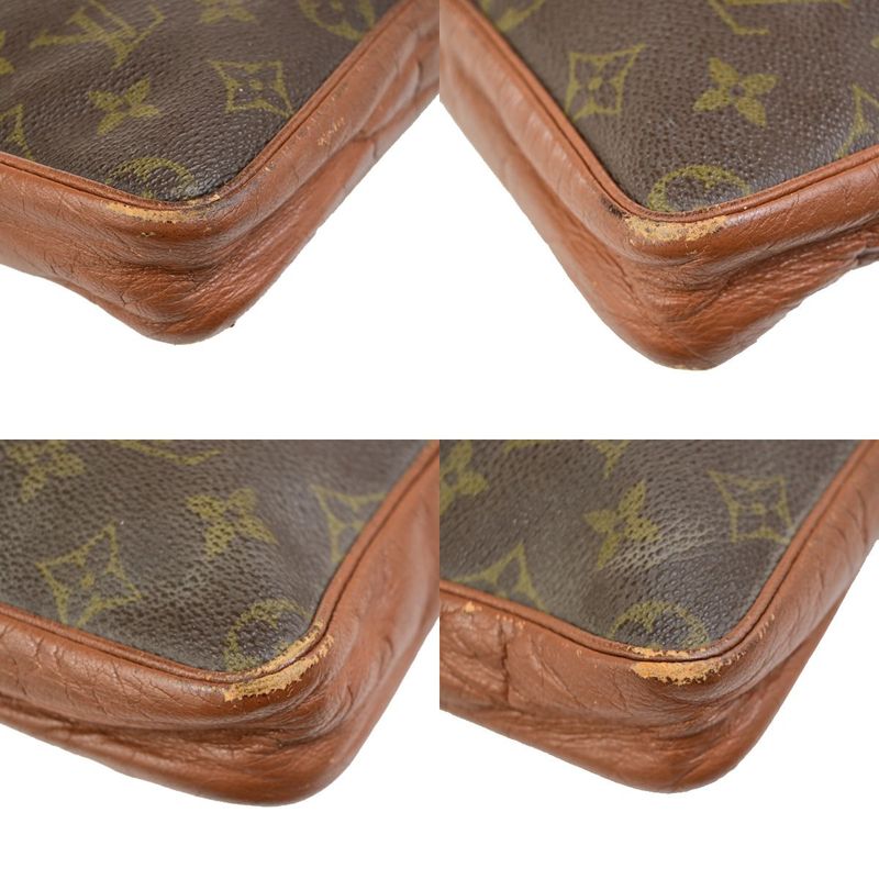 Louis Vuitton Clutch Bag Pochette Sport Monogram Second Bag Brown 01bs073