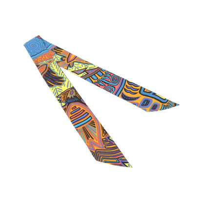 Hermes Twilly Scarf Silk Blue