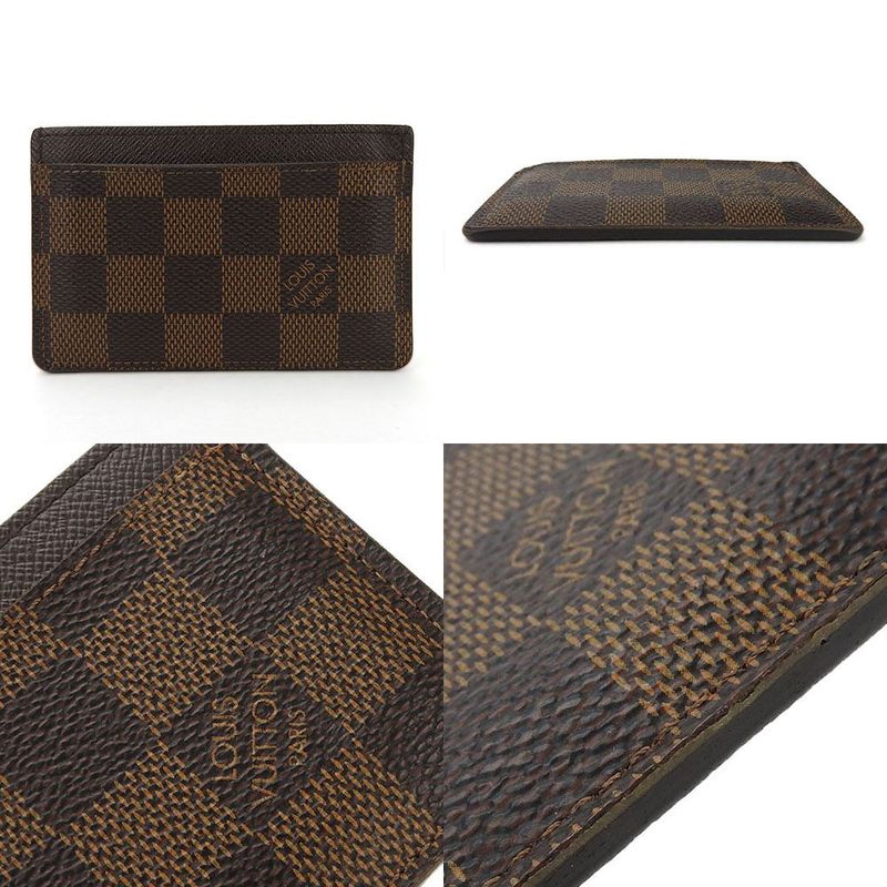 Louis Vuitton Card Casepass Caseporte Cult Surplen61722damier Ebene Leatherlevy