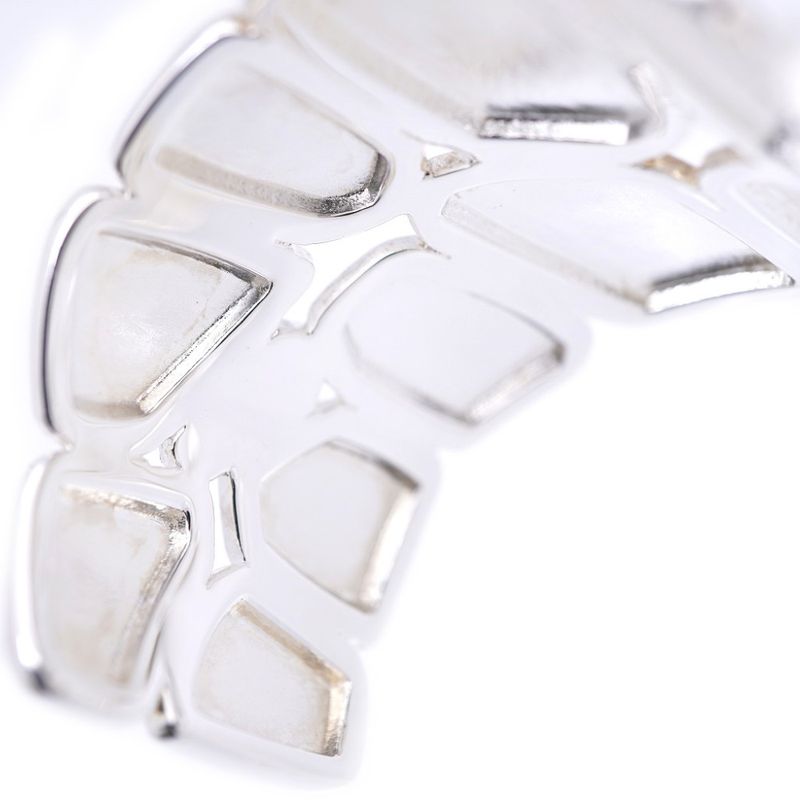 Hermes Niloticus Eclat Silver 925 Bangle Bracelet Accessory 1724hermes Ladies