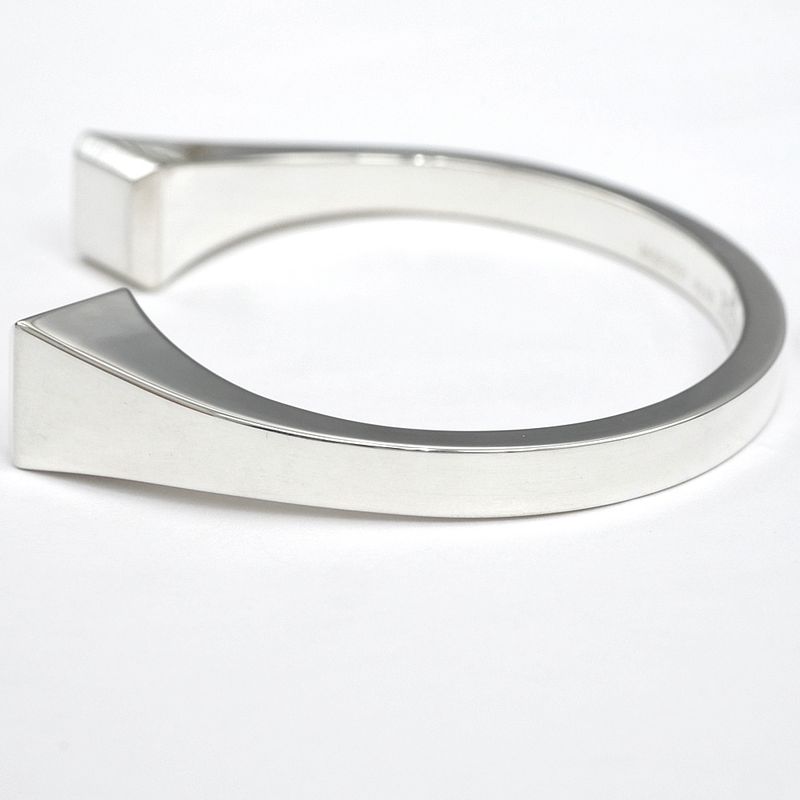 Hermes Bracelet Bangle Cour De Forge LG Ag925 SV Silver - Jewelry -