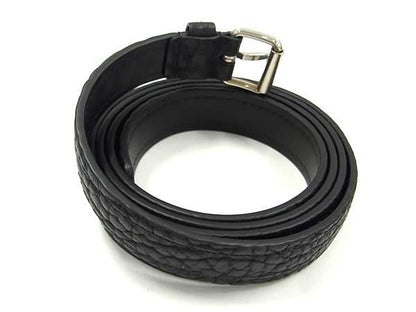 Prada Leather Size 40/100 Belt Men's Black Bf8273
