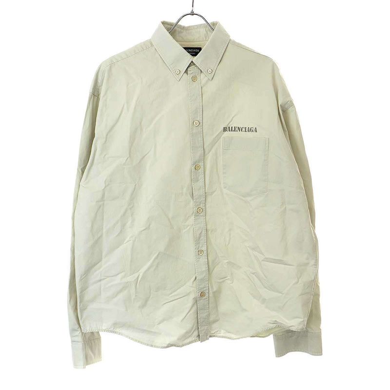 Balenciaga Property Oversize D Shirt 703843 Tkm01 Grayish 38