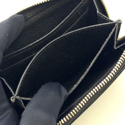 Louis Vuitton Zippy Coin Purse Damier Graphite Black Case Silver — view 7