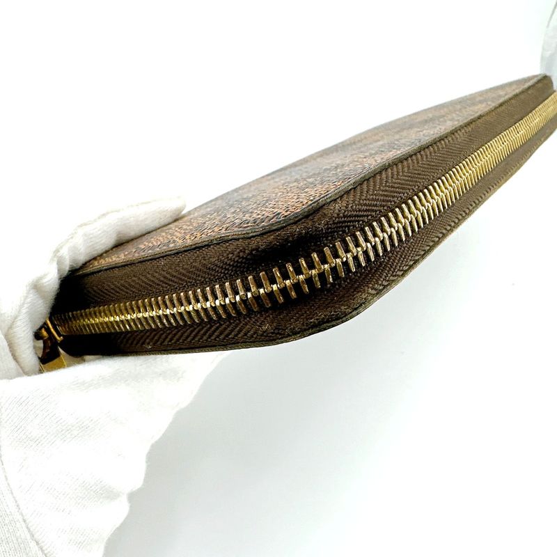 Louis Vuitton N60015 Damier Round Zipper Zippy Wallet Old Shape Long Wallet
