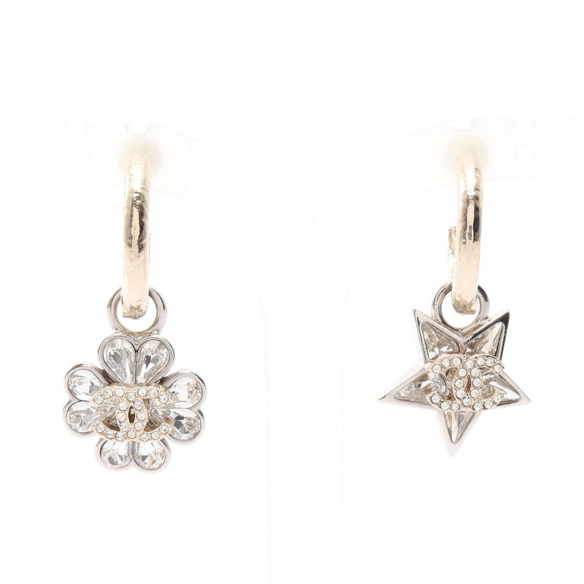 Chanel Earrings CC Logo Nineb Star Vinegartehmm Revinegarv