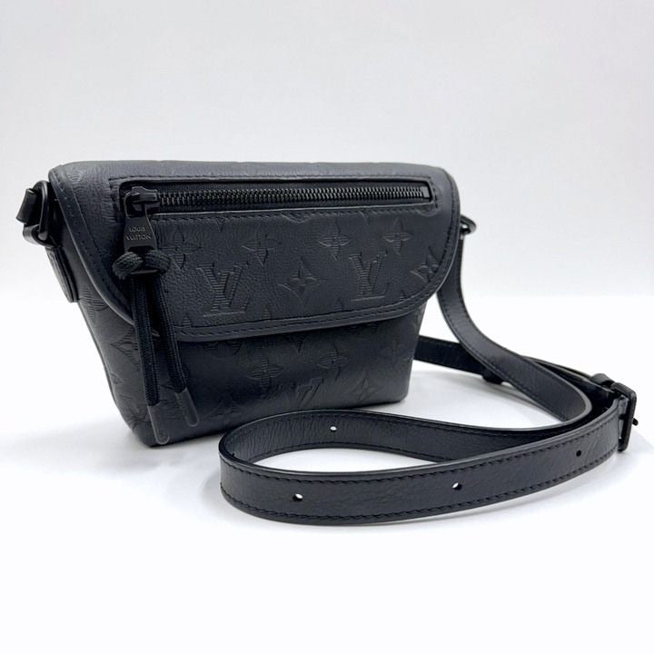 Louis Vuitton Pulse Wearable Wallet Monogram Shadow Black
