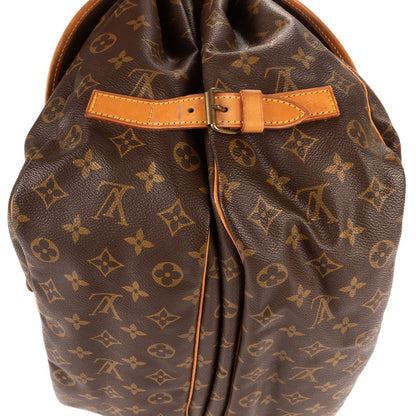 Louis Vuitton Saumur Brown Monogram Canvas Shoulder Bag — view 8