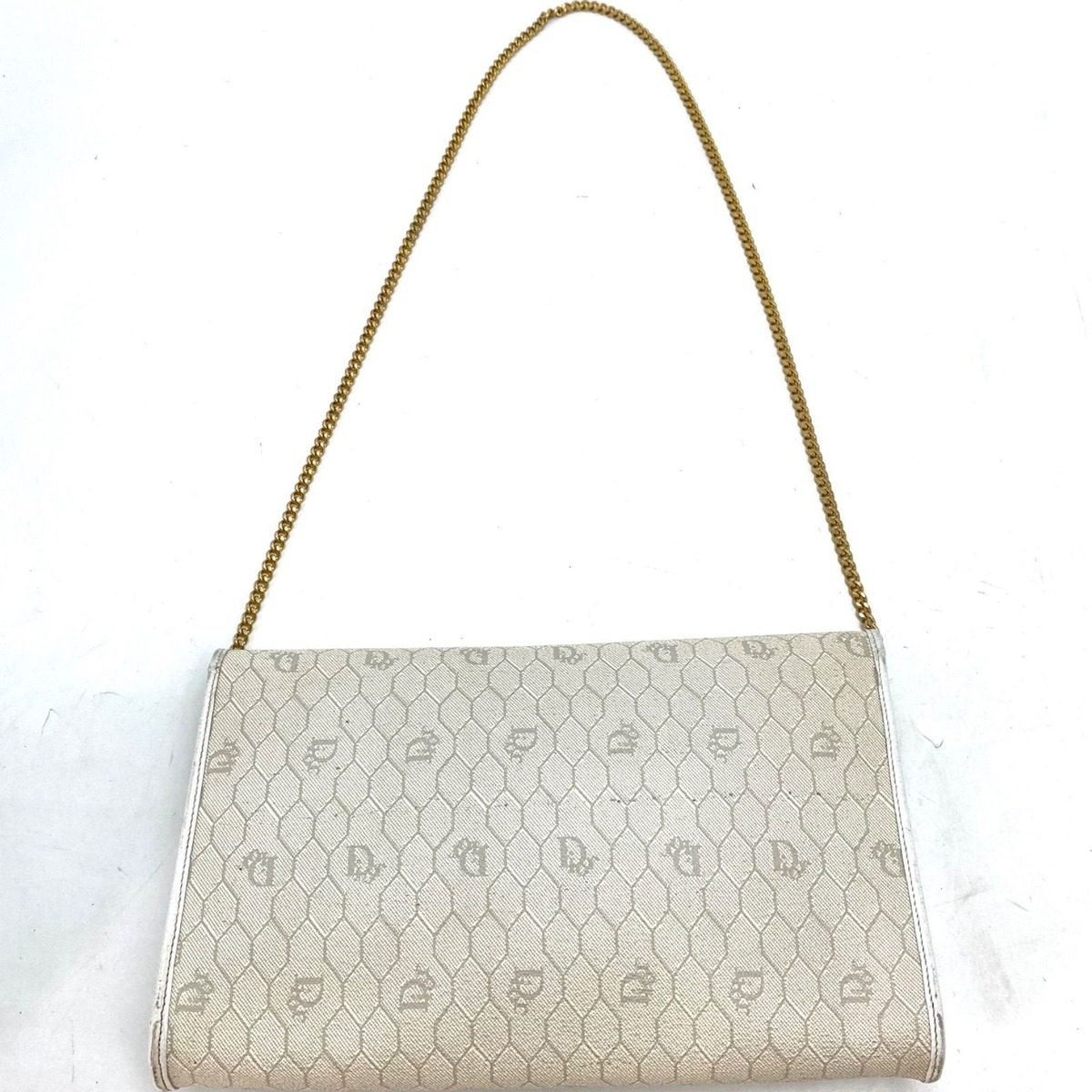 Dior Shoulder Bag Trotter White Chain Travel Formal — view 2