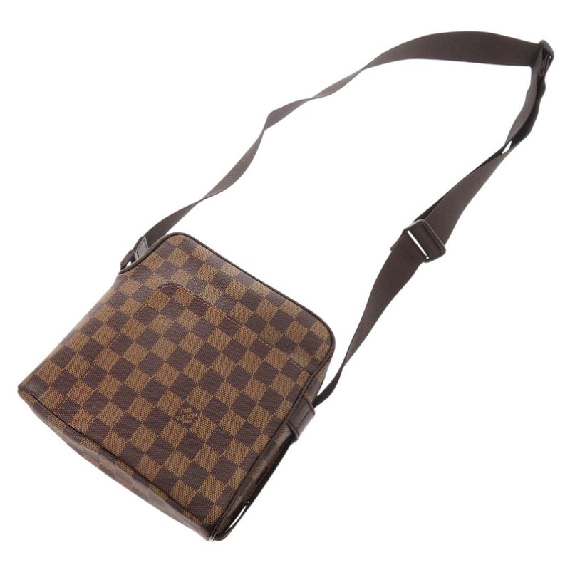 Louis Vuitton Olaf PM N41442 Damier Canvas Ebène Shoulder Bag LV 1227 Louis