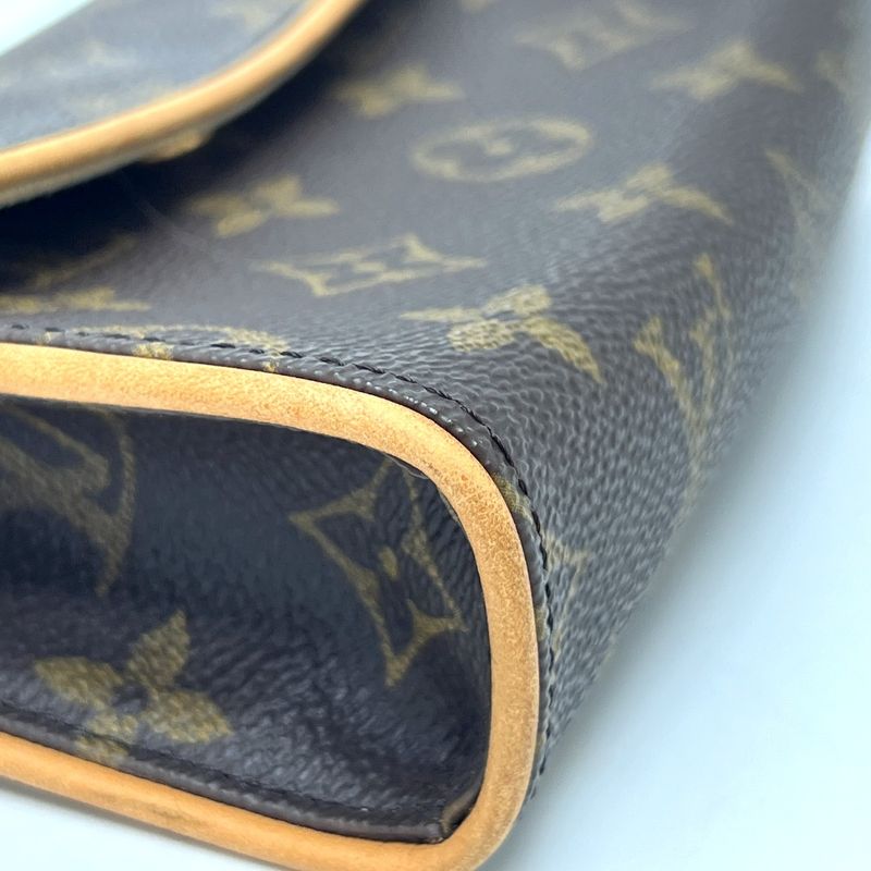 Louis Vuitton Pochette Florentine M51855 Monogram Canvas Brown