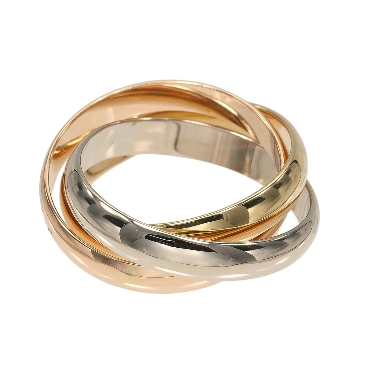 Cartier Trinity mm Band 18k Gold Ring — view 4